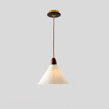Soren Japanese Style Handmade Rice Paper Pendant Light with Minimalist Wood Accents