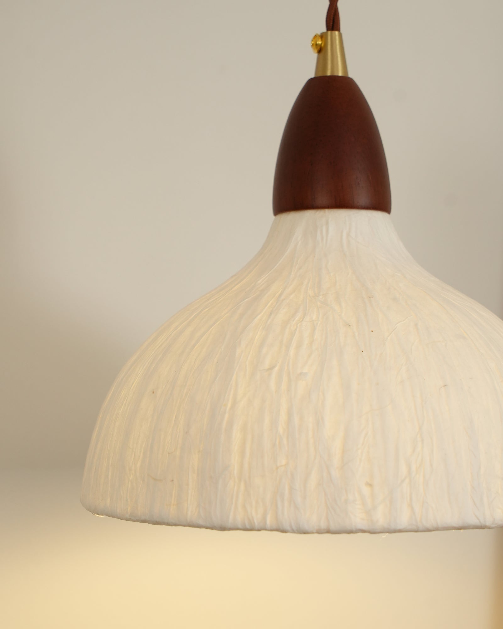 Soren Walnut Wood and Rice Paper Wall Sconce Japanese Minimalist Indoor Light Fixture