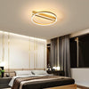 Modern Circle Design Dimmable LED Flush Mount Ceiling Light for Bedroom Living Room Dining