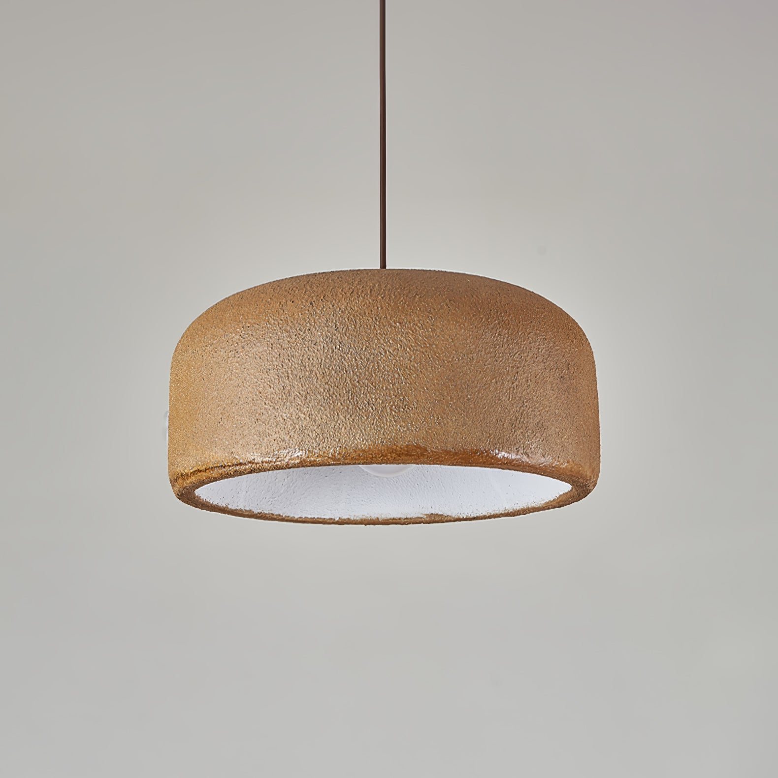 Spherical Cloud Resin Dome Pendant Lamp Architectural Organic Hanging Light for Interiors