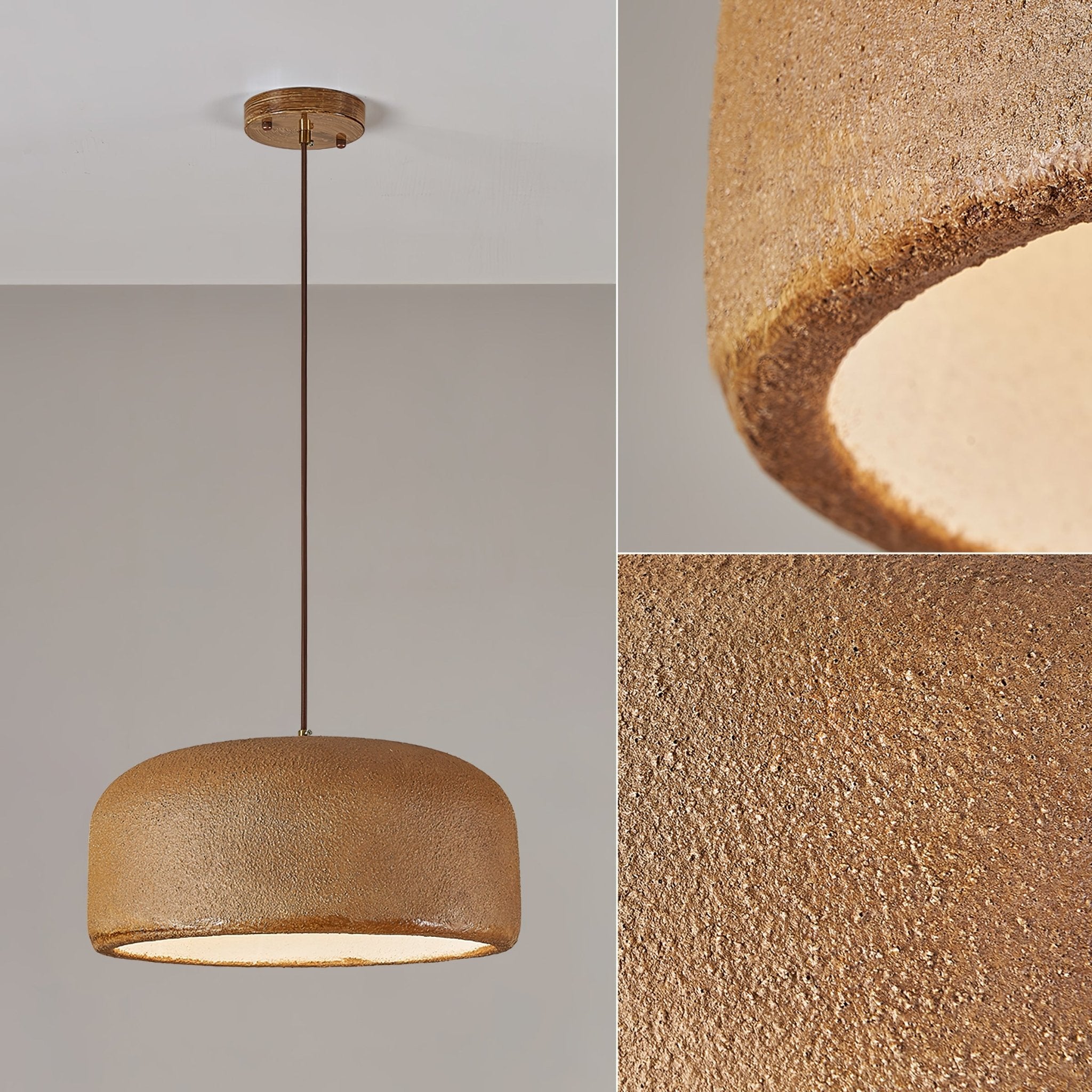 Spherical Cloud Resin Dome Pendant Lamp Architectural Organic Hanging Light for Interiors