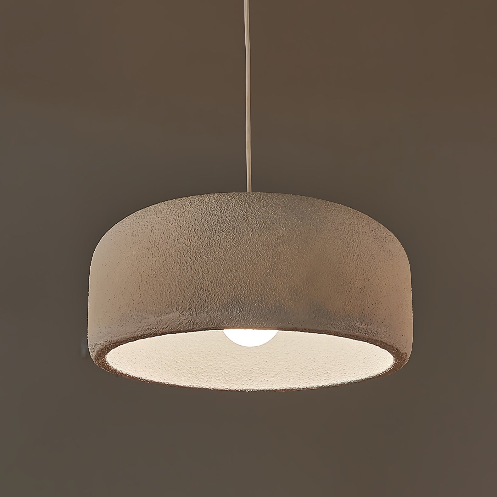 Spherical Cloud Resin Dome Pendant Lamp Architectural Organic Hanging Light for Interiors