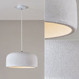 Spherical Cloud Resin Dome Pendant Lamp Architectural Organic Hanging Light for Interiors