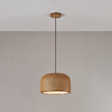 Spherical Cloud Resin Dome Pendant Lamp Architectural Organic Hanging Light for Interiors