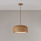 Spherical Cloud Resin Dome Pendant Lamp Architectural Organic Hanging Light for Interiors