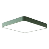 Modern Ultra Thin Square LED Flush Mount Ceiling Lamp for Bedroom and Kids Room