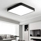 Modern Ultra Thin Square LED Flush Mount Ceiling Lamp for Bedroom and Kids Room