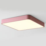 Modern Ultra Thin Square LED Flush Mount Ceiling Lamp for Bedroom and Kids Room
