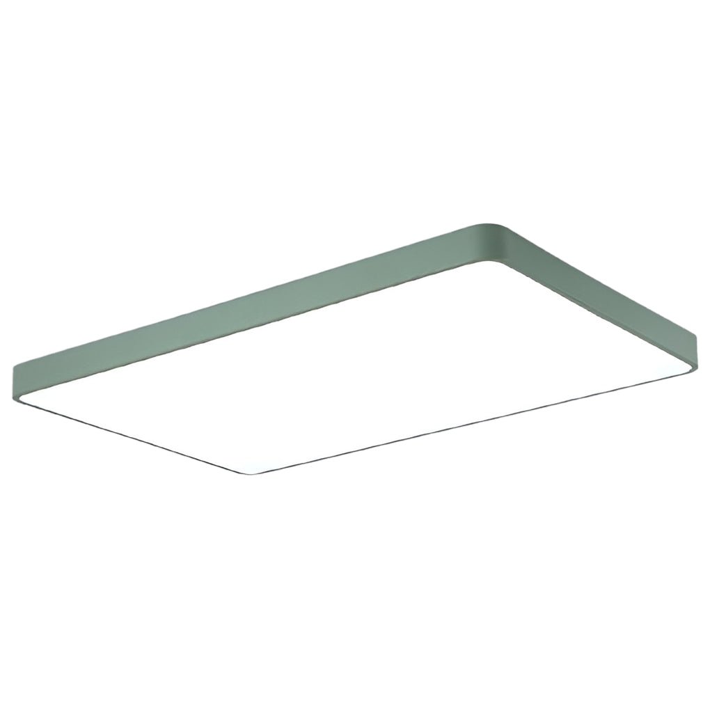 Modern Ultra Thin Square LED Flush Mount Ceiling Lamp for Bedroom and Kids Room