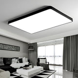 Modern Ultra Thin Square LED Flush Mount Ceiling Lamp for Bedroom and Kids Room