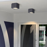 Modern Square LED Waterproof Flush Mount Downlight for Balcony Hallway and Indoor Outdoor Use
