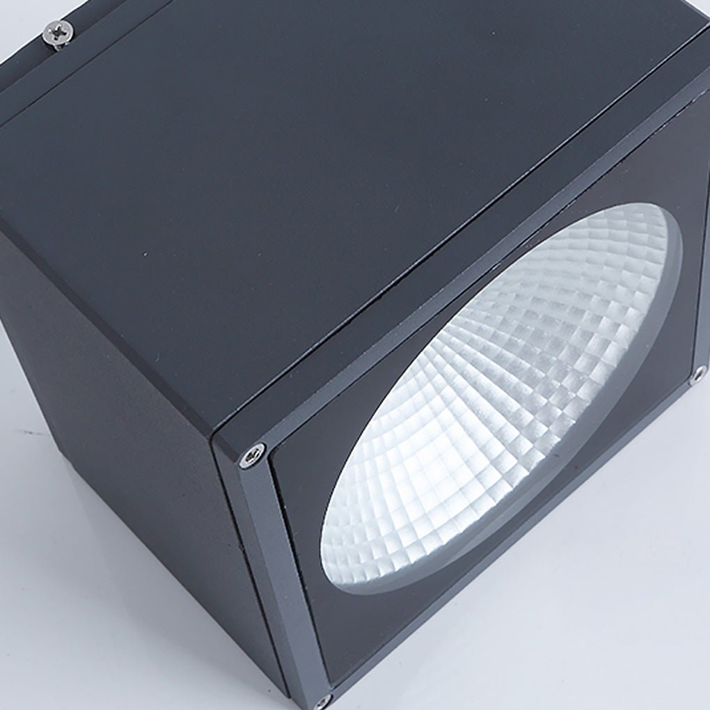 Modern Square LED Waterproof Flush Mount Downlight for Balcony Hallway and Indoor Outdoor Use
