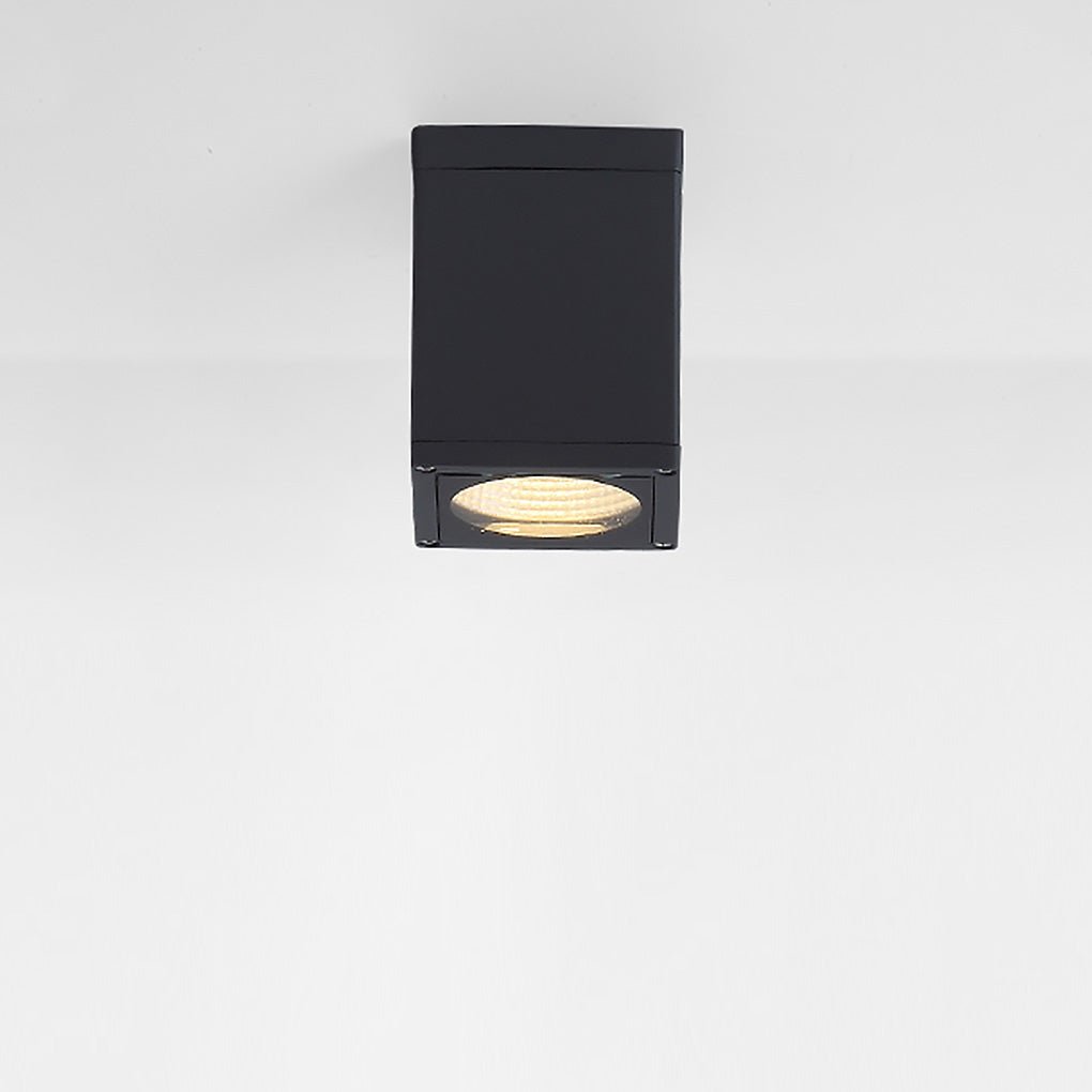Modern Square LED Waterproof Flush Mount Downlight for Balcony Hallway and Indoor Outdoor Use