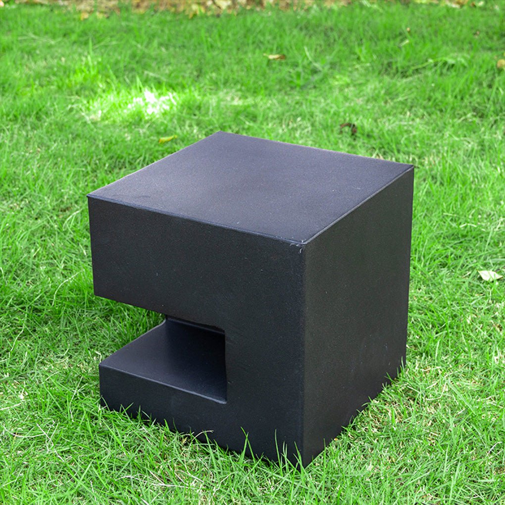 Square Modern Black Outdoor Landscape LED Path Light Waterproof IP65 Garden Lawn Fixture