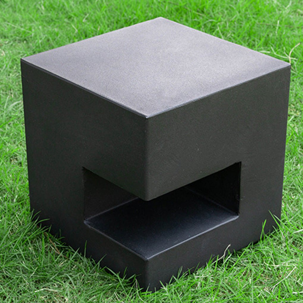 Square Modern Black Outdoor Landscape LED Path Light Waterproof IP65 Garden Lawn Fixture