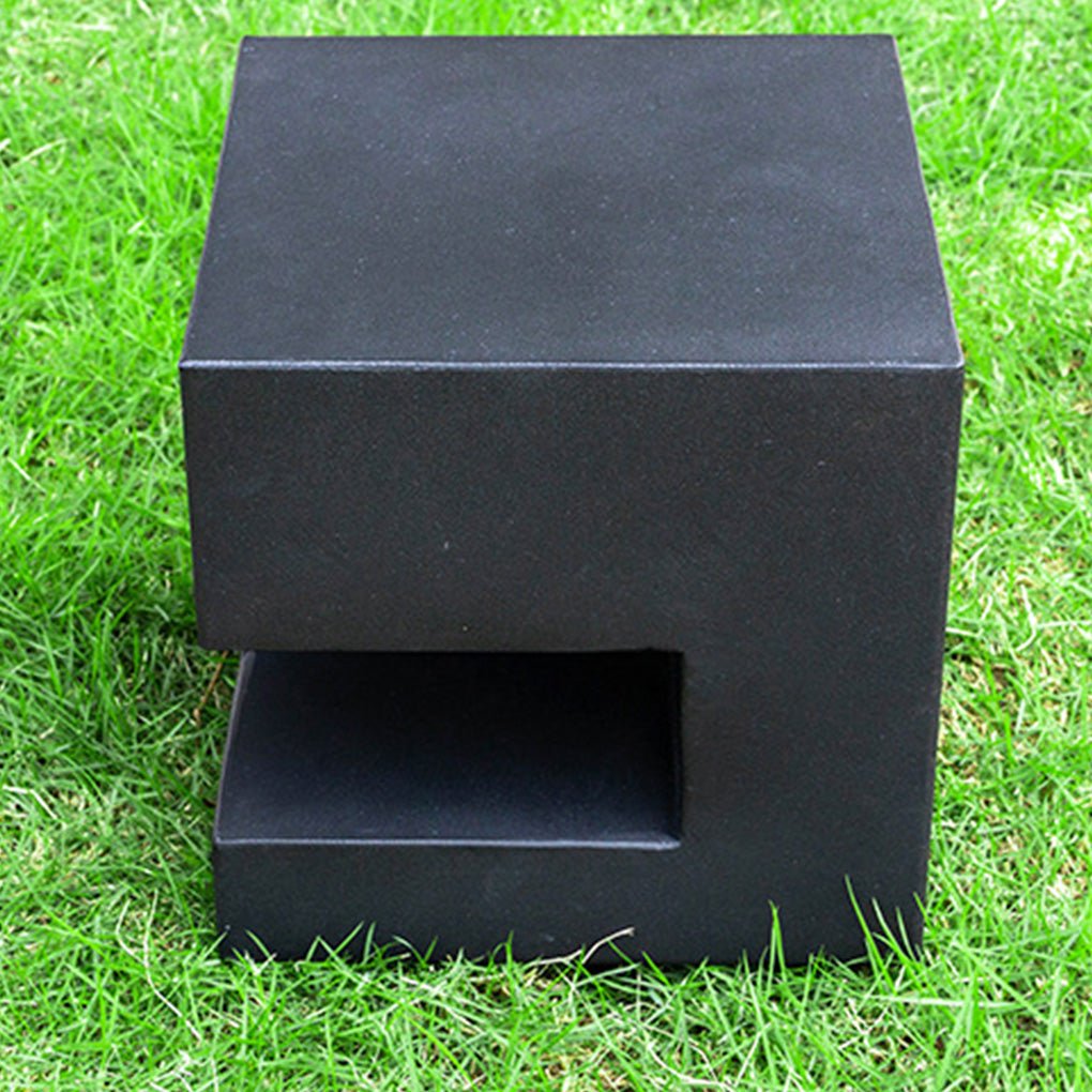 Square Modern Black Outdoor Landscape LED Path Light Waterproof IP65 Garden Lawn Fixture
