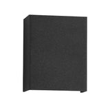Square Modern Waterproof LED Outdoor Up and Down Wall Sconce Light for Exterior Porch and Garden