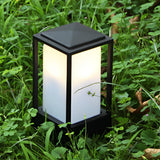 Square Outdoor LED Pathway and Deck Post Light Modern Waterproof Garden Lawn Lamp