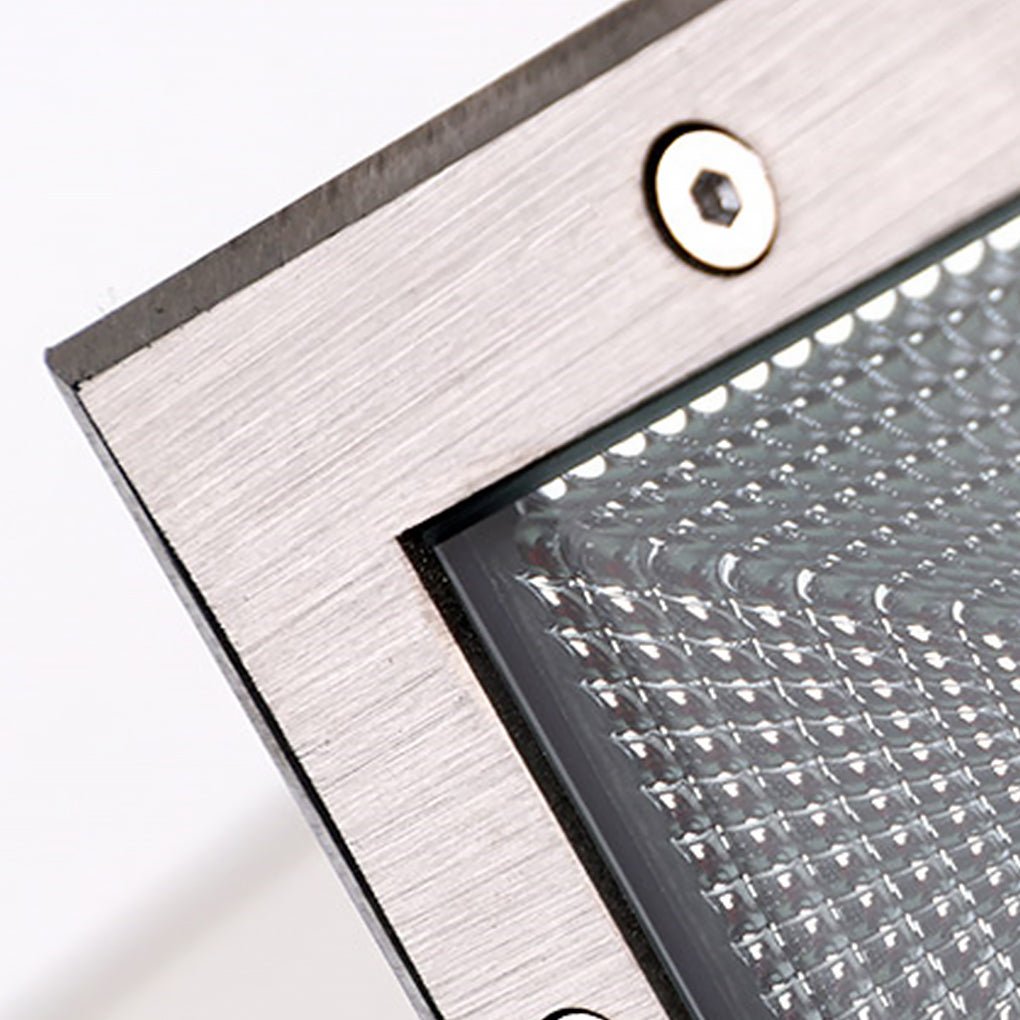 Square Waterproof IP67 LED Recessed Step Lights 4W Outdoor In Wall Stair Deck Path Lighting 90 to 260V