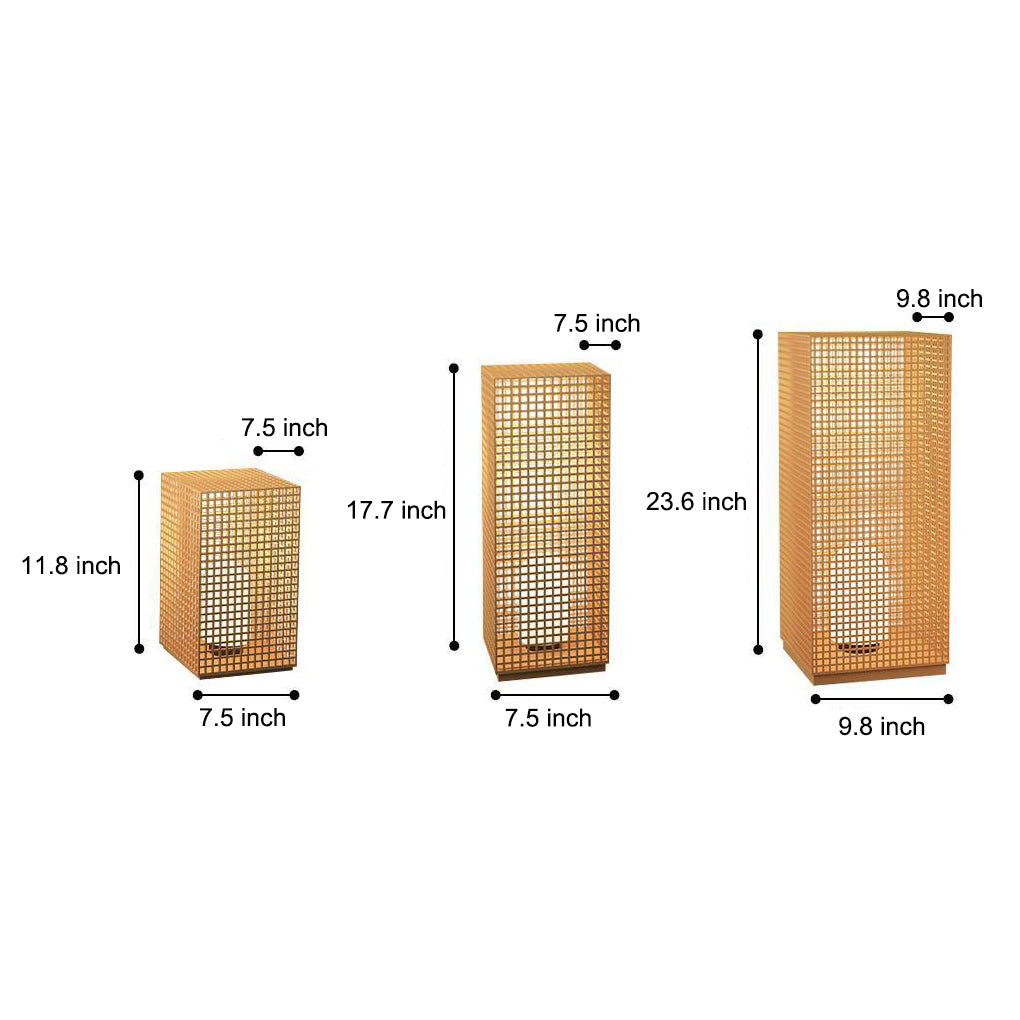Stainless Steel Gold Modern Square Hollow LED Solar Outdoor Pathway Light Waterproof Landscape Lamp