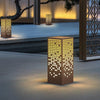 Stainless Steel Outdoor Landscape Bollard Light with Unique Hollow Pattern and IP54 Waterproofing