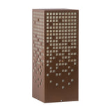 Stainless Steel Outdoor Landscape Bollard Light with Unique Hollow Pattern and IP54 Waterproofing