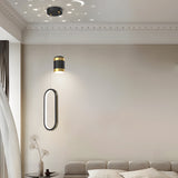 Starry Sky Projection Ring LED Pendant Light Modern 3 Step Dimming Chandelier