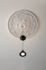 Stralunata Minimalist LED Pendant Light Circular Adjustable Hanging Lamp for Modern Interiors