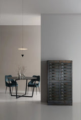 Stralunata Minimalist LED Pendant Light Circular Adjustable Hanging Lamp for Modern Interiors