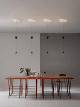 Stralunata Minimalist LED Pendant Light Circular Adjustable Hanging Lamp for Modern Interiors
