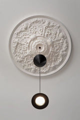 Stralunata Minimalist LED Pendant Light Circular Adjustable Hanging Lamp for Modern Interiors