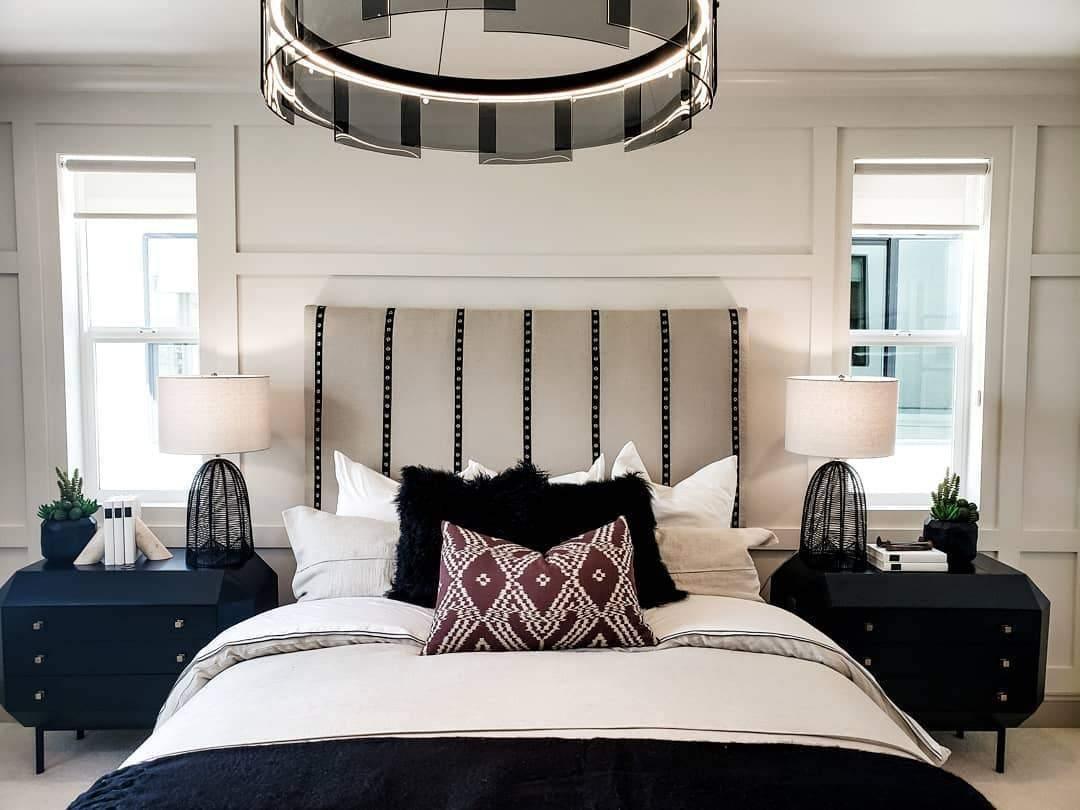 Stratos Modern LED Glass Ceiling Chandelier with Curved Panes for Luxury Dining Spaces