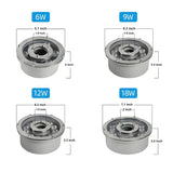Submersible IP68 LED Ring Fountain Light Waterproof RGB Underwater Pool Lamp for Pond and Square