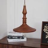 Sumally Natural Walnut Wood Pendant Light Modern Minimalist Drop Lamp Fixture