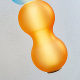 Surge Modern Artistic LED Wall Sconce Colorful Glass Gold Finish Indoor Lighting