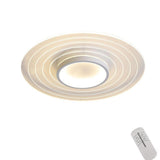 Modern Geometric Multiple Circles Dimmable LED Flush Mount Ceiling Light Fixture for Living Room
