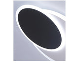 Modern Nordic Two Circle LED Flush Mount Ceiling Light for Living Room and Kids Bedroom