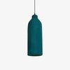 Tega Dark Green Textured Pendant Light Modern High Density Indoor Hanging Lamp