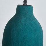 Tega Dark Green Textured Pendant Light Modern High Density Indoor Hanging Lamp