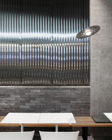 Terrazzo and Brass Planet Pendant Light with Opaque Glass Globe for Modern Interiors