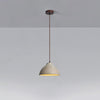 Textured Grey Ceramic Pendant Lamp Wabi Sabi Retro Rustic Hanging Light Fixture