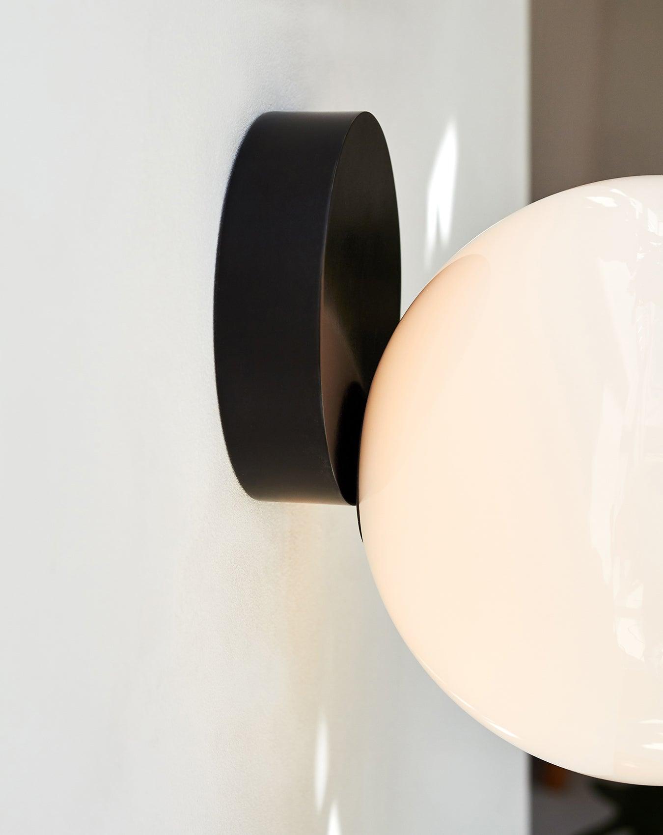 Tip of the Tongue Modern Glass Globe Wall Sconce Gold Finish Indoor Sconce Set of 2