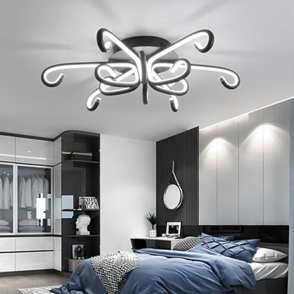Modern Geometric Octopus LED Flush Mount Ceiling Light Fixture for Living Room and Bedroom