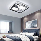 Geometric Modern Dimmable LED Ceiling Light Flush Mount Fixture