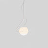 Tonda Curved Metal Hanging Pendant Lamp with Acrylic Diffuser for Modern Interiors