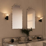 Torres Modern Alabaster Wall Sconce Brass Cone Shade Indoor Lighting Fixture
