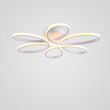 Modern Flower Petal LED Flush Mount Ceiling Light Dimmable Contemporary Fixture