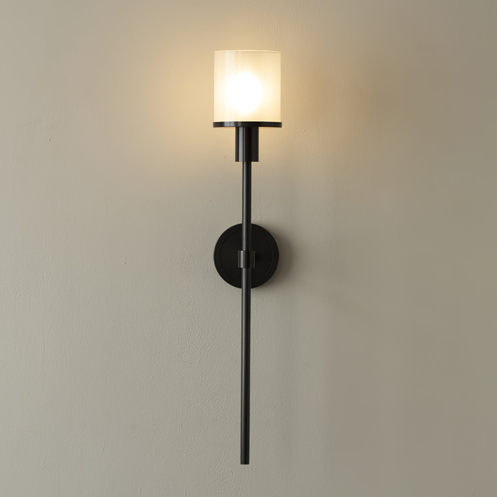 Tracie Transitional Alabaster and Glass Wall Sconce Light for Bathroom Vanity