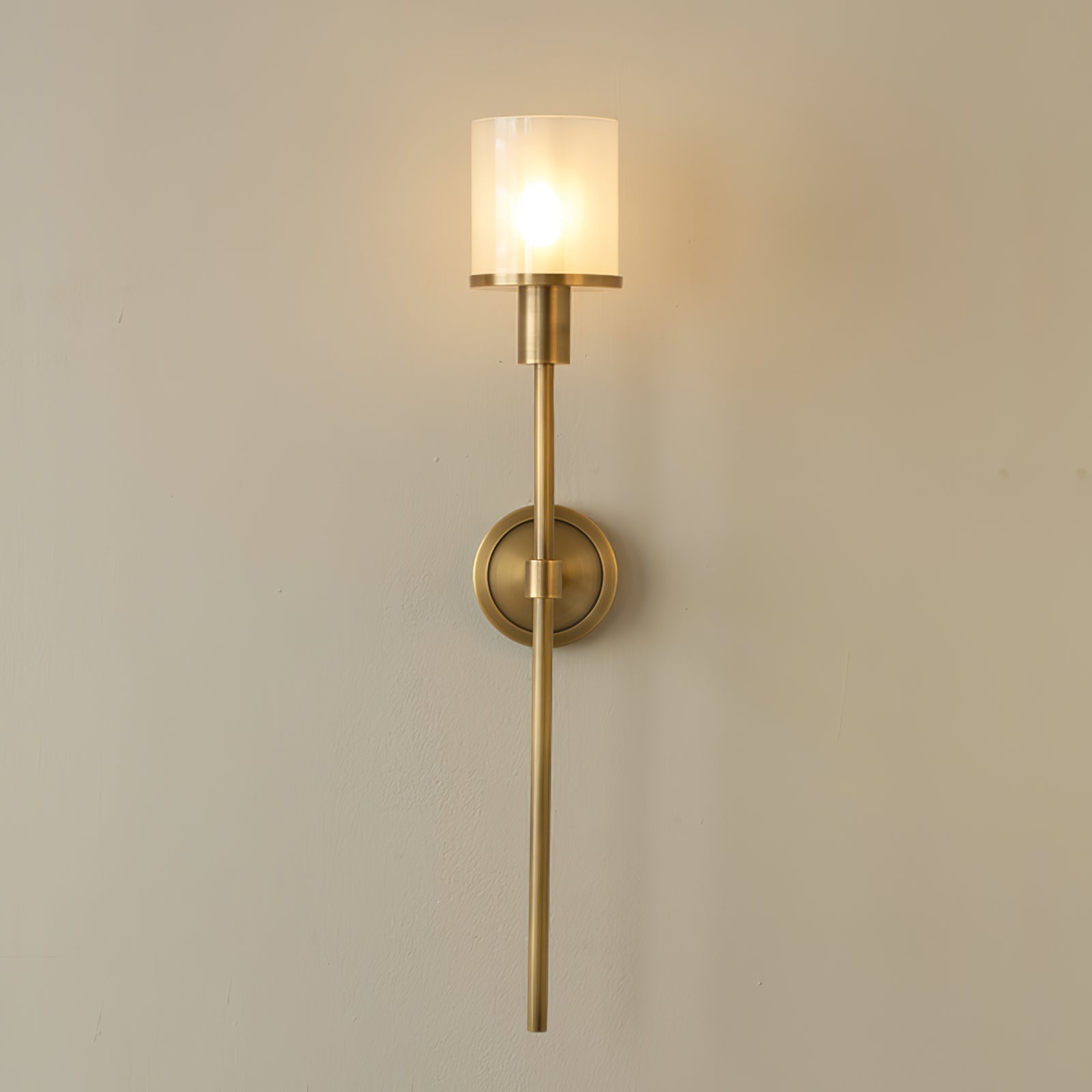 Tracie Transitional Alabaster and Glass Wall Sconce Light for Bathroom Vanity