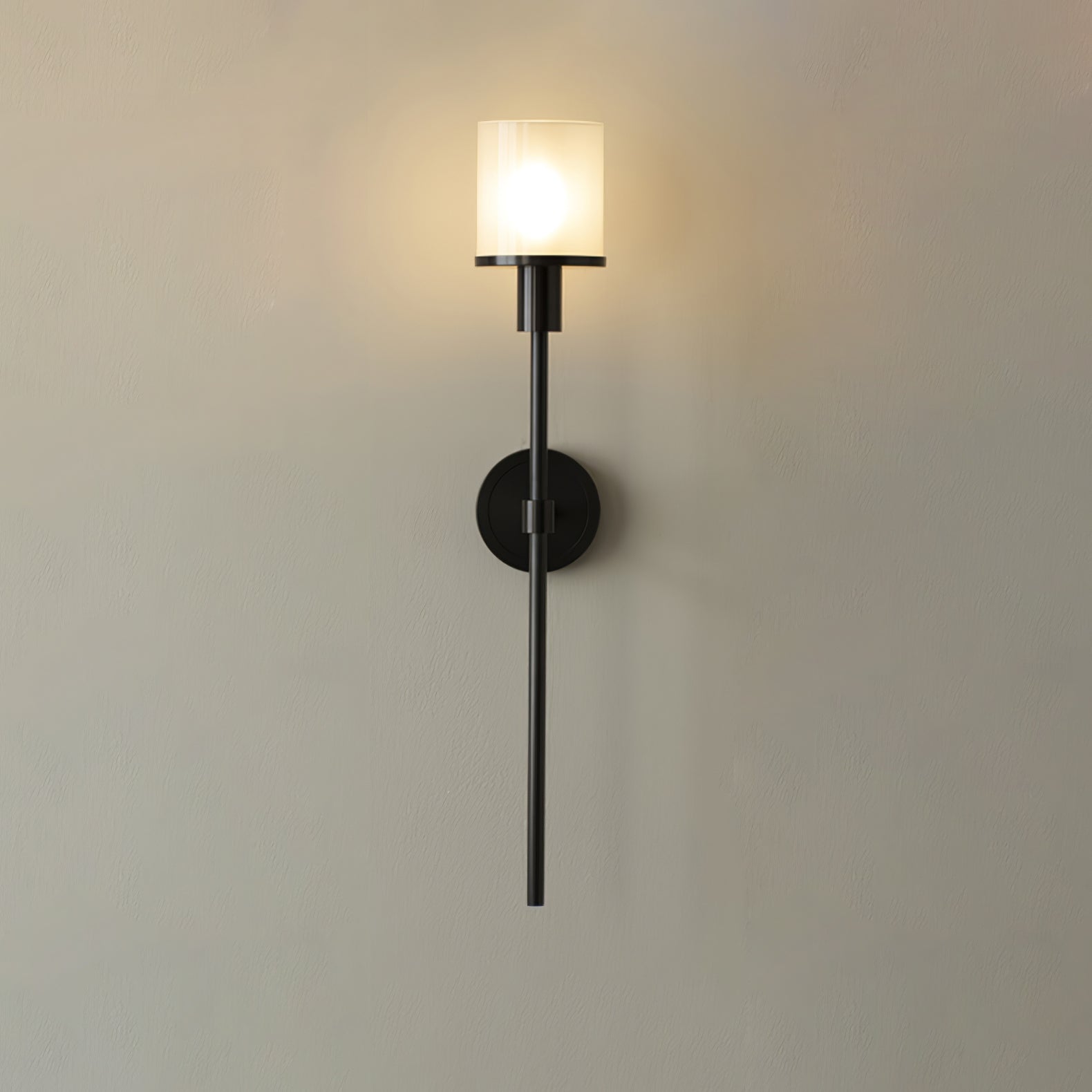 Tracie Transitional Alabaster and Glass Wall Sconce Light for Bathroom Vanity